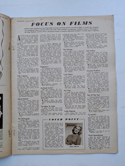 Picturegoer: The National Film Weekly January 28, 1950 - June Haver Cover