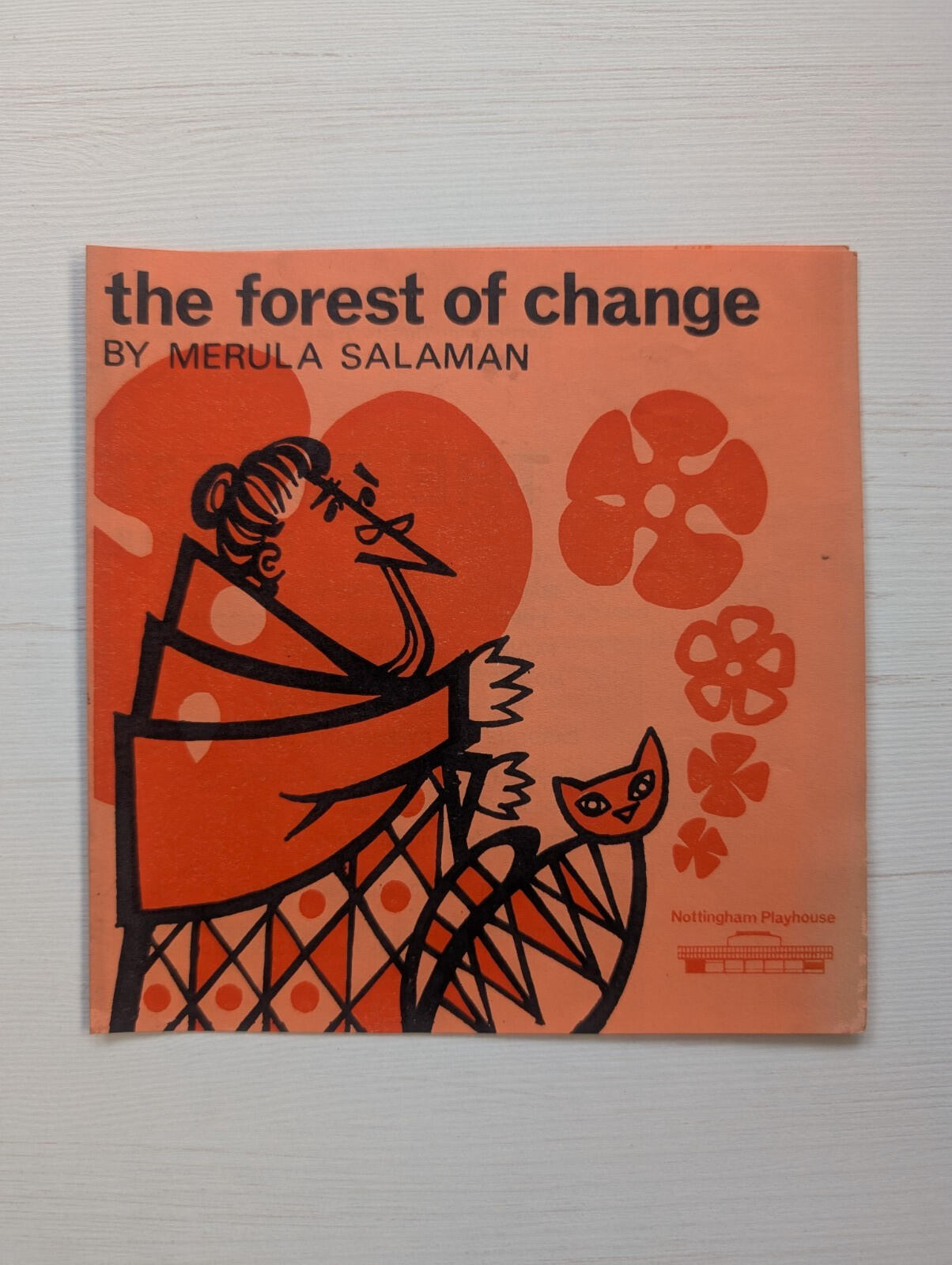 The Forest of Change - Nottingham Playhouse Theatre Leaflet