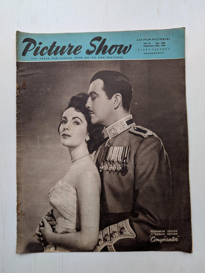 Picture Show Vol. 53 No. 1382 - September 24th 1949 - Elizabeth & Robert Taylor