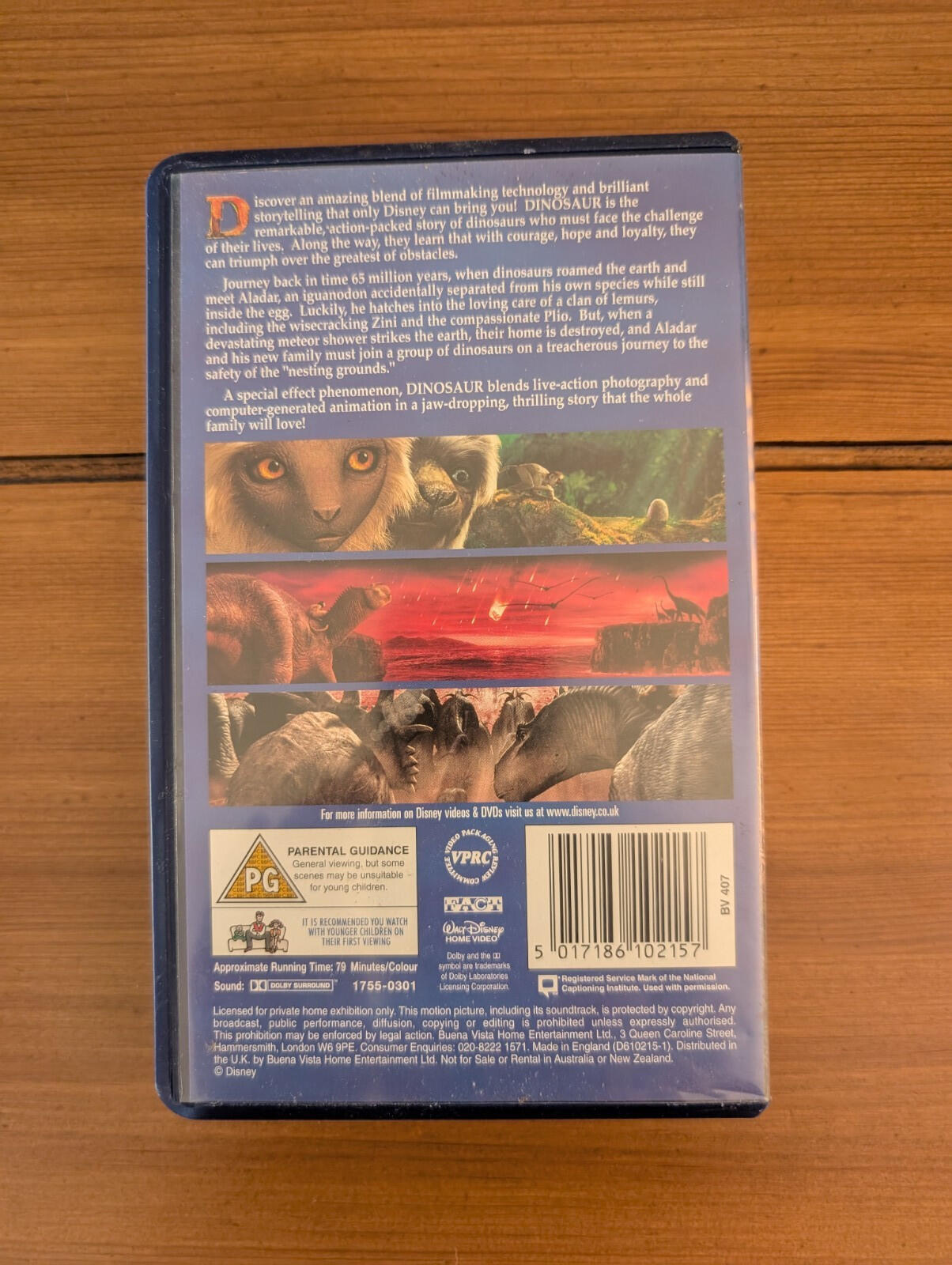 Dinosaur - 2001 - Disney VHS Video Tape