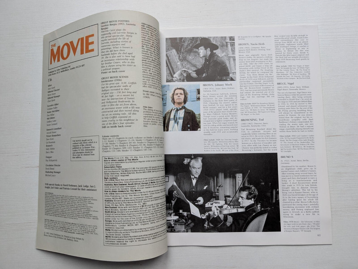 The Movie: The Illustrated History of The Cinema Chapter 136 - 1982 - Orbis