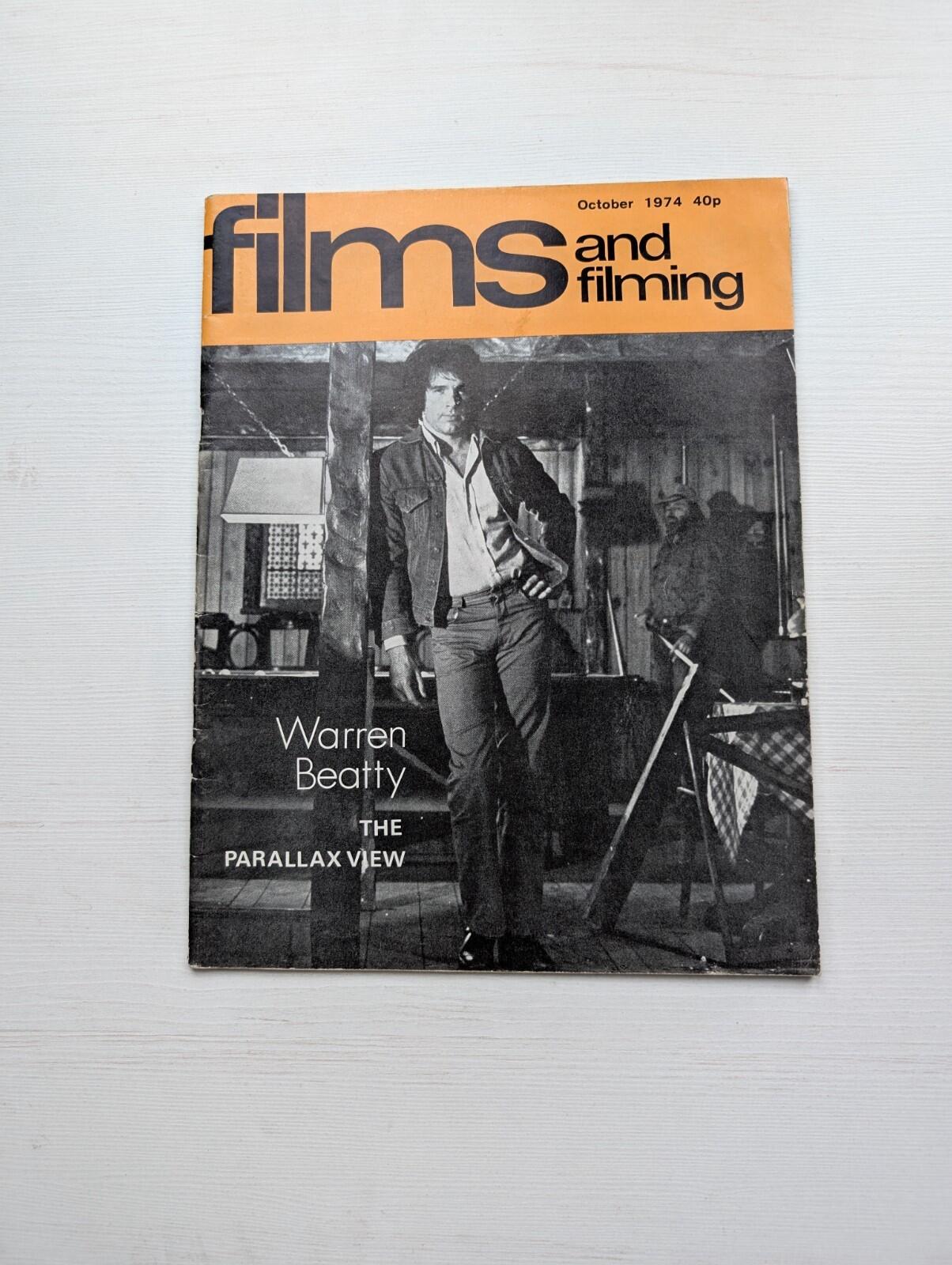 Films and Filming Vol. 21 No. 1 October 1974 - Warren Beatty Cover