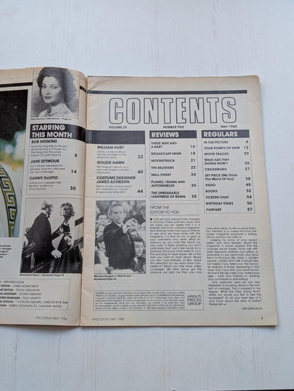 Photoplay Vol. 39 No. 5 - May 1988 - Three Men and a Baby, Full Metal Jacket