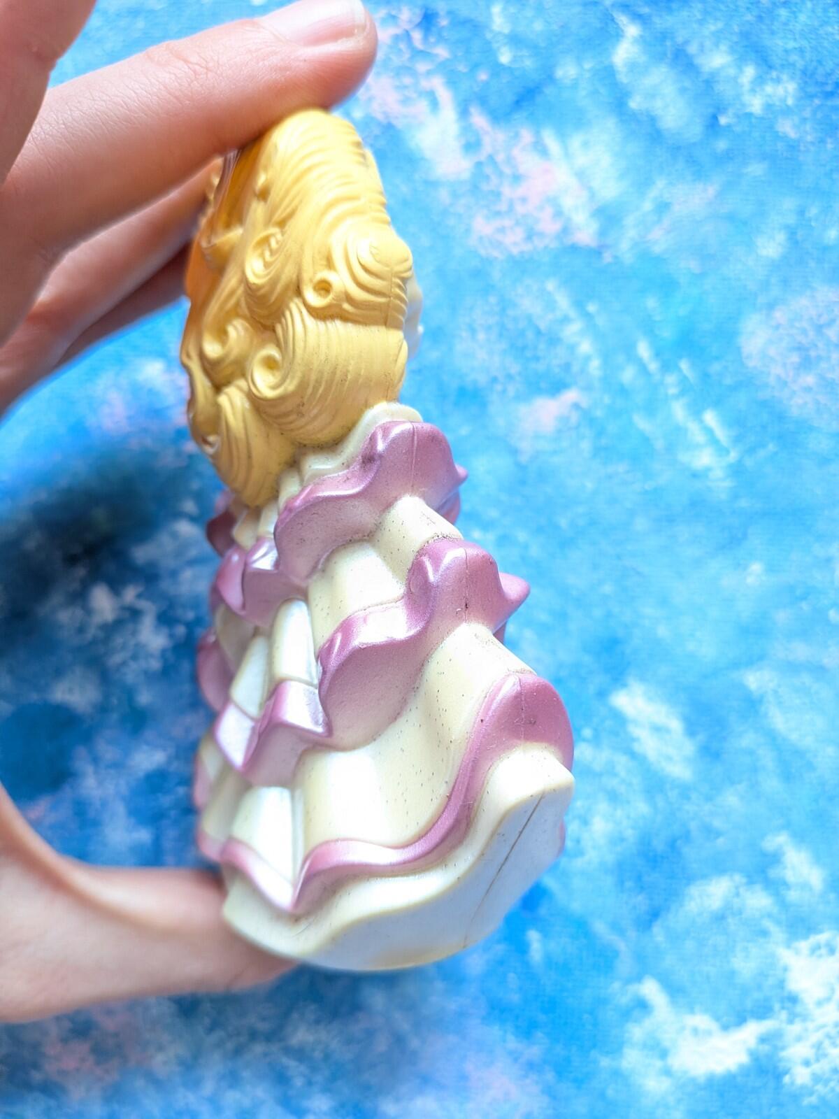 Vintage Pink and White Dress Barbie Happy Meal Figure - 1993 - Mattel/McDonalds