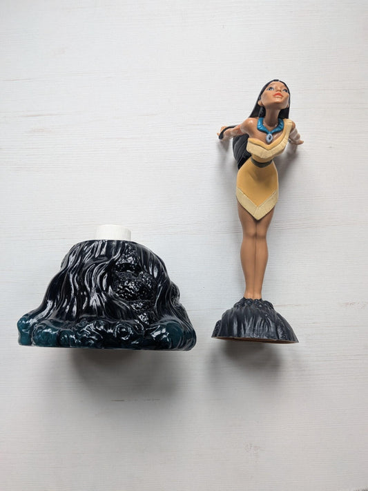 Vintage Pocahontas Bubble Bath Bottle Figure - 1990s - Disney