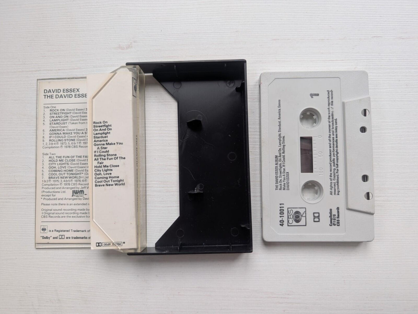 David Essex - The David Essex Album - 1978 - CBS Cassette Tape