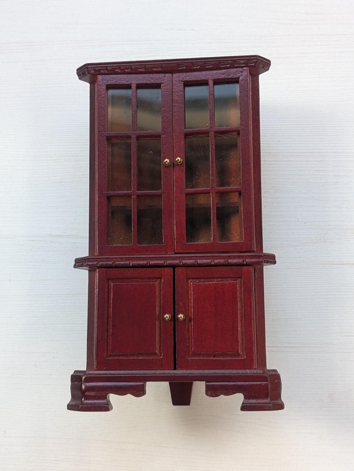 Dolls House Mahogany-Coloured Cupboard/Cabinet - Unbranded